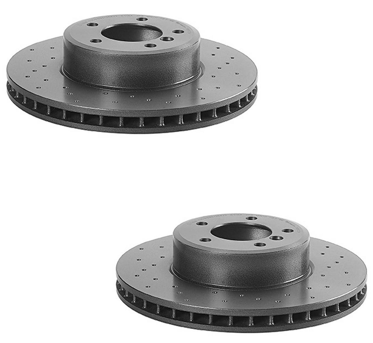 Brembo Brake Pads and Rotors Kit - Front (324mm) (Low-Met) (Xtra)